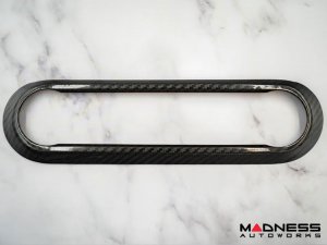Alfa Romeo Giulia Air Conditioning Dash Bezel - Carbon Fiber - Pre '20 - Feroce Carbon 